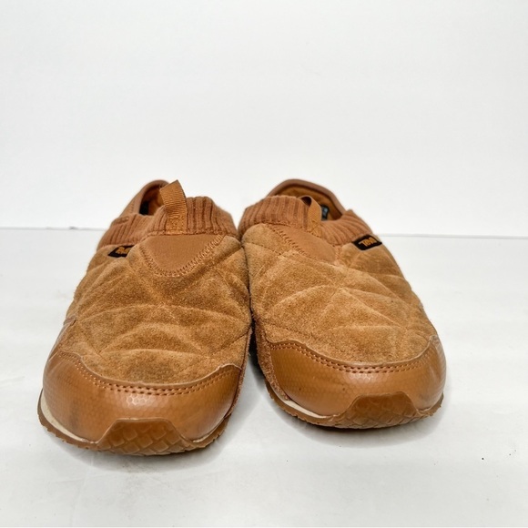 Teva Ember Moc Sherling Shoe Quilted Slip On Moccasin Tan Size 6 Women’s - Picture 3 of 6